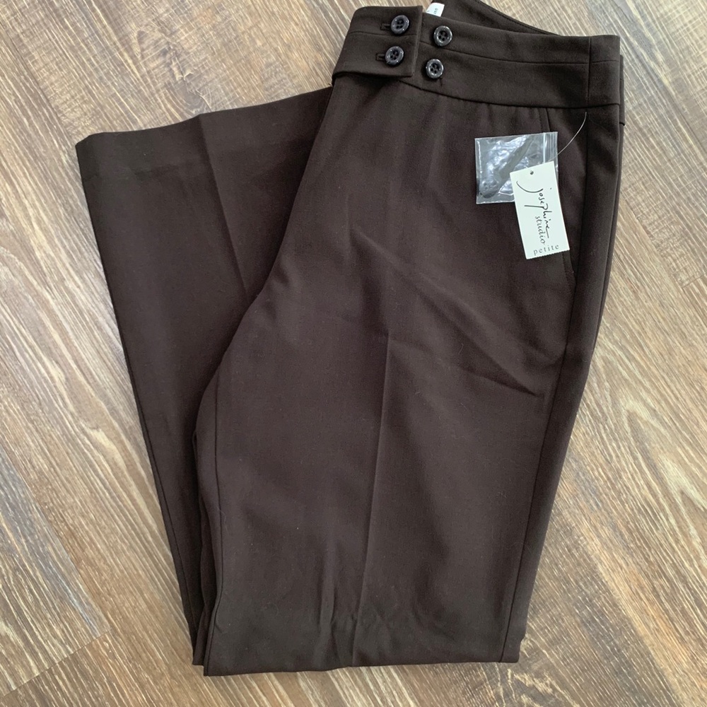Brown dress pants, NWT, Size: 10P
